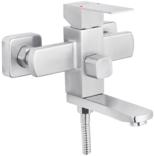 Смеситель для ванны Kroner (KRP) Edelstahl Kubus-ESG060 CV023012