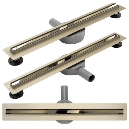 Трап для душа REA NEO SLIM MIRROR GOLD PRO 50 см REA-G5692