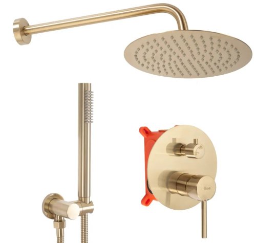 Душевая система REA LUNGO GOLD MATT + BOX REA-P4160