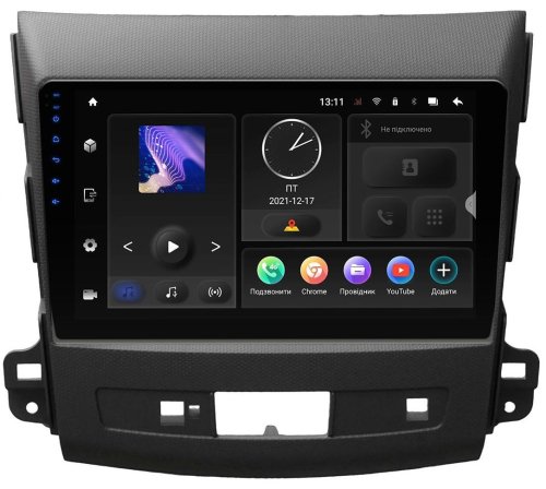 Штатная магнитола INCar TMX-6181RF Mitsubishi Outlander XL Android 10 DSP +Navi с адаптером усилителя