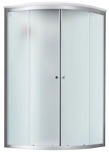 Душовий бокс Lidz Tani SB90x90.SAT.HIGH.FR, скло Frost 4 мм без піддону