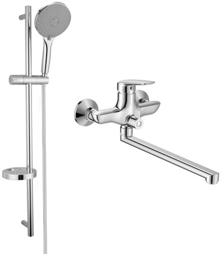 Смеситель для ванны с душевым набором Imprese Praha New SET20220123