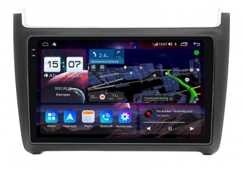 Штатная магнитола Abyss Audio QXR-9104 для Volkswagen Polo 2012-2015 Android 11