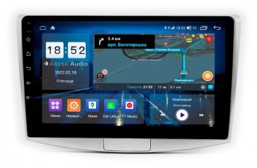 Штатна магнітола Abyss Audio QS-0109 для Volkswagen Passat B7 2012-2015 Android 10 Q