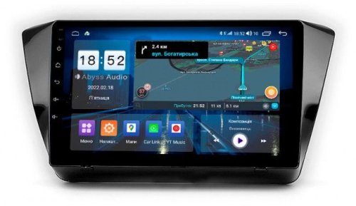 Штатная магнитола Abyss Audio QS-0112 для Skoda SUPERB 2016-2018 Android 10 Q
