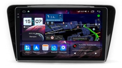 Штатная магнитола Abyss Audio QXR-0116 для Skoda Octavia A7 2014-2020 Android 11