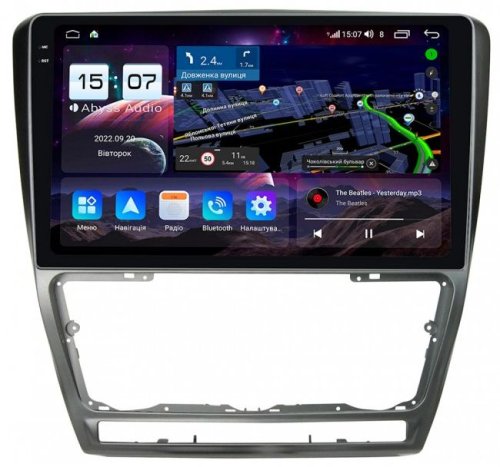 Штатна магнітола Abyss Audio QXR-0117 для Skoda Octavia A5 2004-2013 Android 11