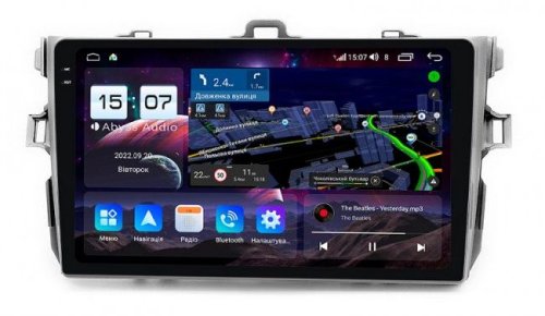 Штатная магнитола Abyss Audio QXR-9121 для Toyota Corolla 2010 Android 11