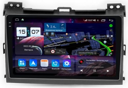 Штатна магнітола Abyss Audio QXR-9144 для Toyota PRADO J120 2006-2010 Android 11