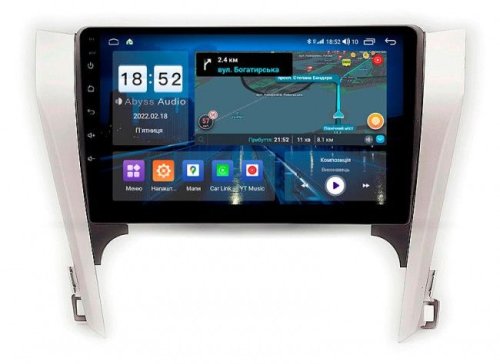 Штатна магнітола Abyss Audio QS-0125 для Toyota Camry V50 2012-2014 Android 10 Q