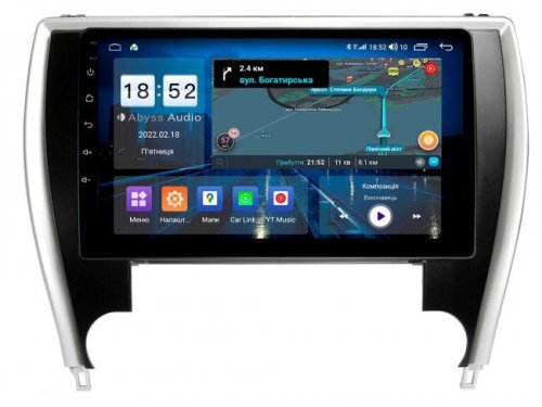 Штатная магнитола Abyss Audio QS-0127 для Toyota Camry V50/55 (USA) 2012-2014 Android 10 Q
