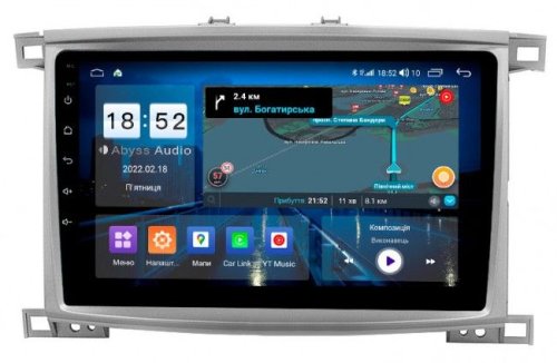 Штатная магнитола Abyss Audio QS-0141 для Toyota LANDCRUISER 100 VX-R 2005+ Android 10 Q