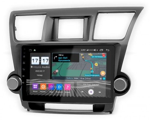 Штатная магнитола Abyss Audio QS-0149 для Toyota Highlander XU40 2011-2015 Android 10 Q