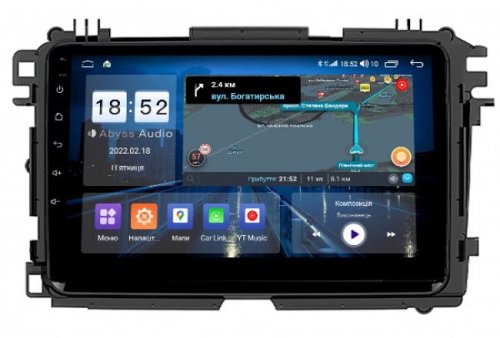 Штатная магнитола Abyss Audio QS-9162 для Honda HRV, VEZEL 2015+ Android 10 Q