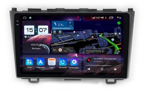 Штатная магнитола Abyss Audio QXR-9163 для Honda CR-V 2006-2011 Android 11