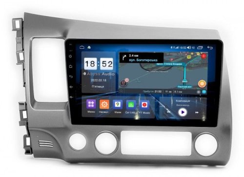 Штатна магнітола Abyss Audio QS-0159 для Honda CIVIC 2006-2011 Android 10 Q