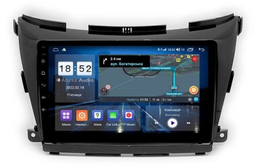 Штатна магнітола Abyss Audio QS-0172 для Nissan MURANO 2015+ Android 10 Q