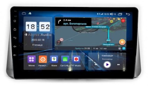 Штатная магнитола Abyss Audio QS-0173 для Nissan KICKS/Micra 2016-2018 Android 10 Q