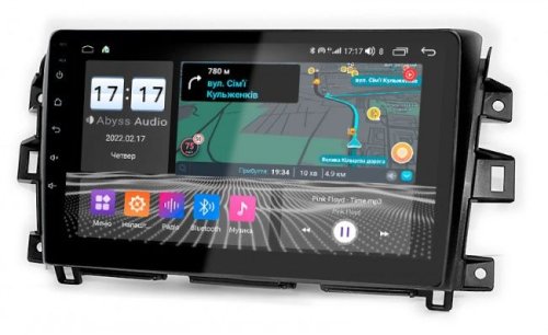 Штатная магнитола Abyss Audio QS-0174 для Nissan NAVARA NP300 2016+ Android 10 Q