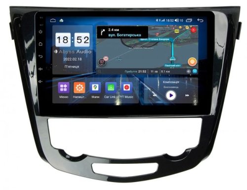 Штатна магнітола Abyss Audio QS-0175 для Nissan QASHQAI 2012-2016 Android 10 Q