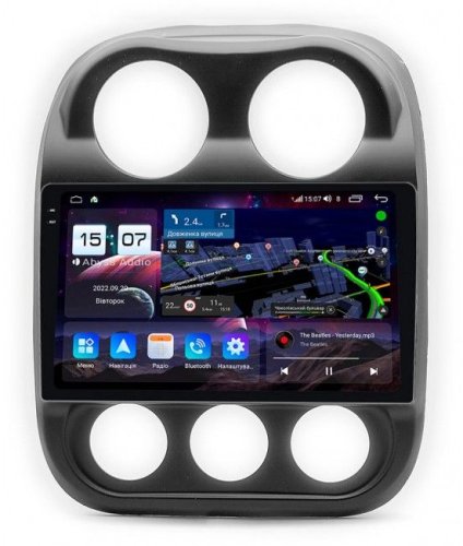 Штатная магнитола Abyss Audio QXR-0180 для Jeep COMPASS 2010-2016 Android 11