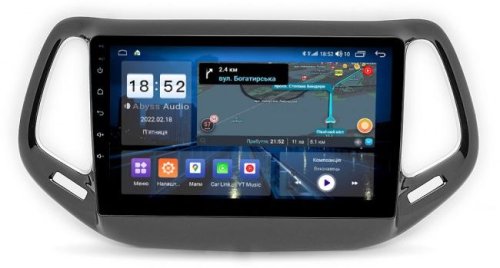 Штатная магнитола Abyss Audio QS-0181 для Jeep COMPASS 2017+ Android 10 Q