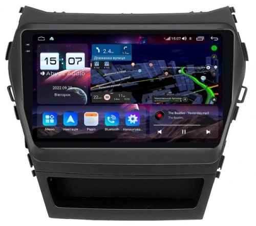 Штатная магнитола Abyss Audio QXR-9216 для Hyundai Santa Fe / IX45 2013-2017 Android 11