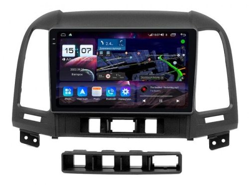 Штатная магнитола Abyss Audio QXR-9220 для Hyundai Santa Fe 2006-2012 Android 11