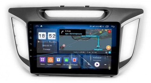 Штатная магнитола Abyss Audio QS-0215 для Hyundai Creta / IX25 2015-2017 Android 10 Q