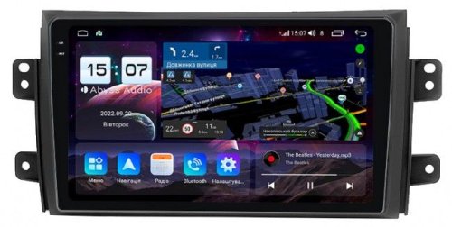 Штатна магнітола Abyss Audio QXR-9257 для Suzuki SX4 2006-2012 Android 11