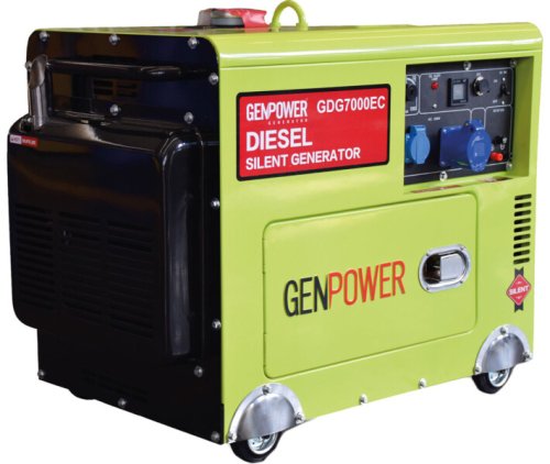 Генератор дизельный GENPOWER GDG 7000 EC