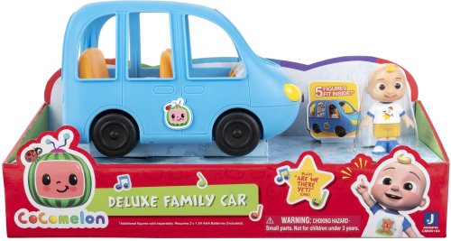 Игровой набор CoComelon Deluxe Vehicle Family Fun Car Vehicle свет и звук