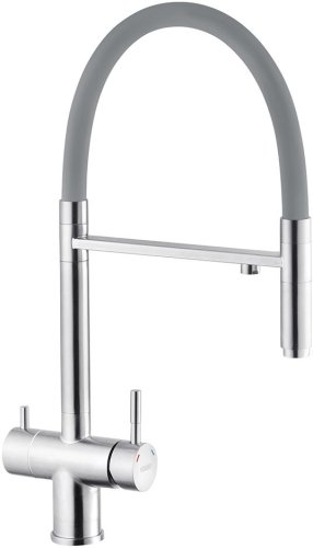 Смеситель для кухни с подключением к фильтру Kroner KRP Edelstahl Klassisch - ESG03815GRA CV027934