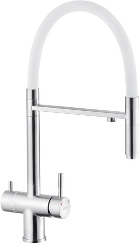 Смеситель для кухни с подключением к фильтру Kroner KRP Edelstahl Klassisch - ESG03815WHI CV027935