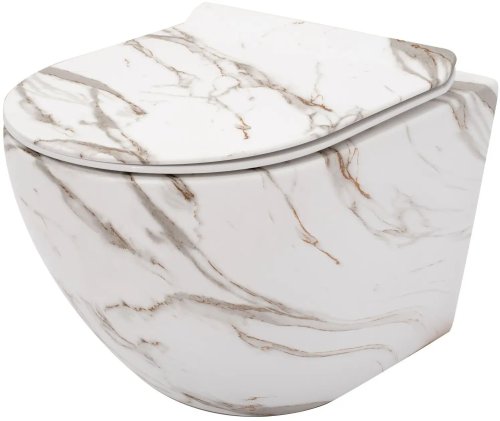 Подвесной унитаз REA Carlos Slim Lava Matt REA-C8004