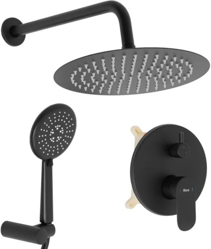 Душова система REA Hyper Black Matt + Box REA-P2002