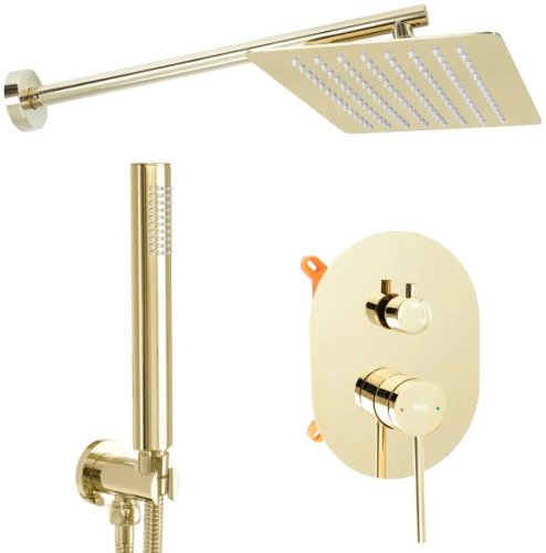 Душевая система REA Oval Gold + Box REA-P8466