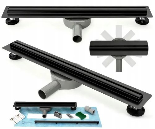 Трап для душа REA Neo Slim Pro Black 50 REA-G6992