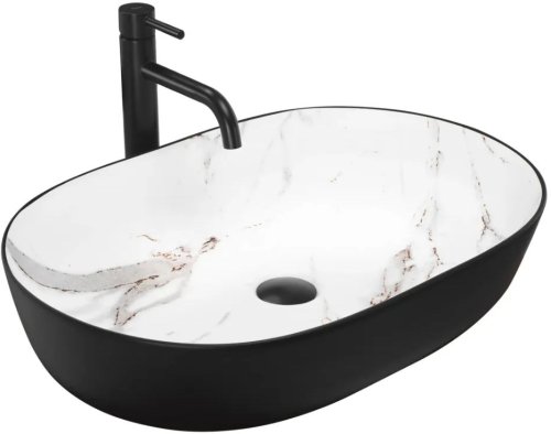 Умывальник REA Cleo 61 Black Aiax Matt REA-U6625