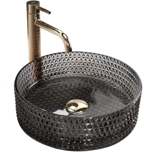 Умывальник REA Cristal Black REA-U9671