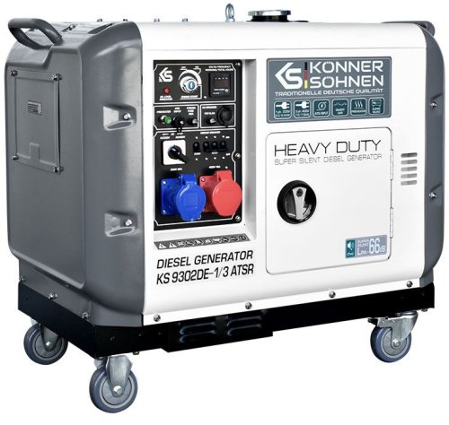 Генератор дизельный Konner&Sohnen KS 9302DE-1/3 ATSR