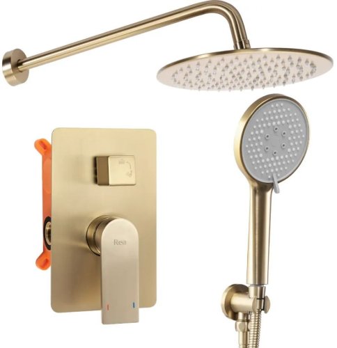 Душевая система REA Verso Brushed Gold + Box REA-P9150