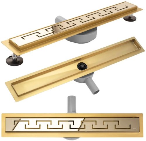 Трап для душу REA Greek Pro Gold 70 см REA-G8028