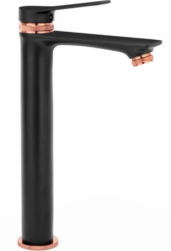 Змішувач для умивальника REA Viral Black Rose Gold REA-B2026