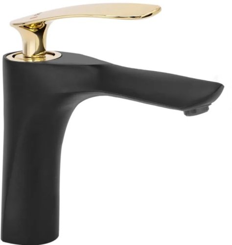 Смеситель для умывальника REA Orbit Black Gold REA-B2054
