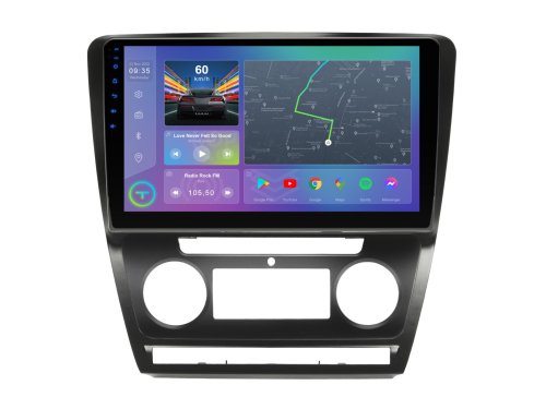Штатная магнитола Torssen Skoda Octavia A5 08-13 black F10232 4G Carplay DSP