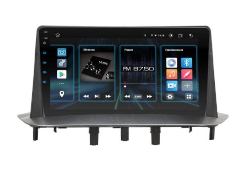 Штатная магнитола Incar DTA4-1400 для Renault Megane III 2008+