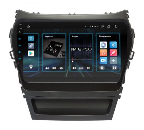 Штатная магнитола Incar DTA4-2409 для Hyundai Santa Fe 2013-2017 (ix45)