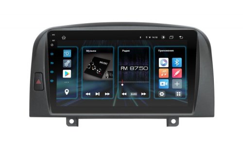 Штатная магнитола Incar DTA4-2490 для Hyundai Sonata (NF) 2008-2010 cond