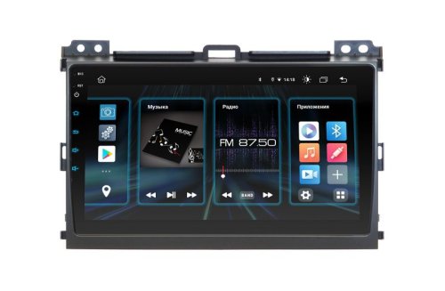 Штатная магнитола Incar DTA4-2209 для Toyota Prado 120 2002-2009 Комплектация авто без штатного усилителя